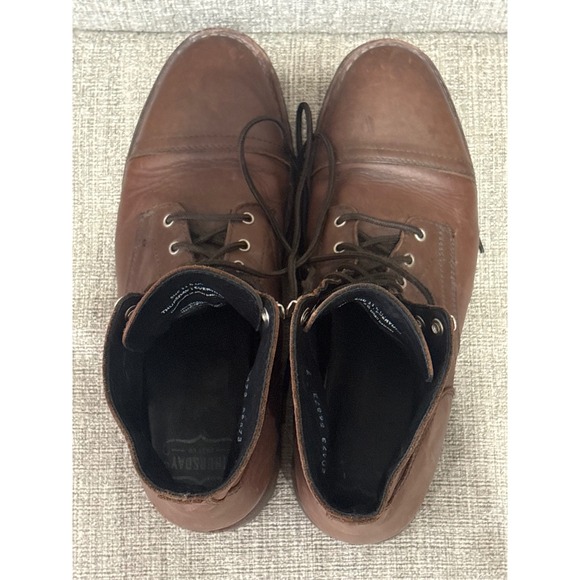 Thursday Boot Co Captain Brandy Leather Lace Up Cap Toe Ankle Boots Mens 11.5 main image 7